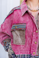 Washed Colorblock Jacket Oli & Hali