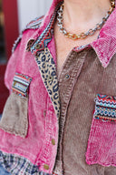 Washed Colorblock Jacket Oli & Hali