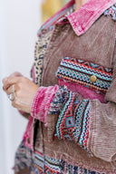 Washed Colorblock Jacket Oli & Hali