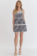 Navy + White Ric Rac Mini - Laundry Dae