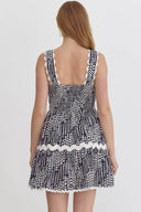 Navy + White Ric Rac Mini - Laundry Dae