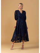 Navy Lace Diane Dress - Laundry Dae