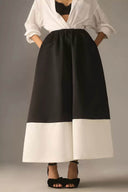 Colorblock A-Line Maxi Skirt - Laundry Dae