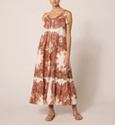 Cindy Ankle Dress | Foulard Paisley