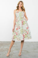 Floral Embroidered Dress - Laundry Dae