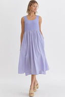 Scoop Neck Midi Dress - Laundry Dae