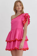 One Shoulder Valentine Mini Dress - Laundry Dae