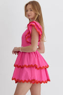 One Shoulder Valentine Mini Dress - Laundry Dae