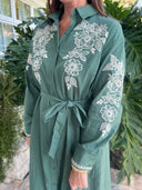 Saddle Stitch Floral Maxi - Laundry Dae