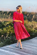 Metallic Pleated Skirt - Laundry Dae