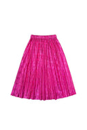 Metallic Pleated Skirt - Laundry Dae