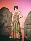 Lace Princess Halter Maxi Dress - Laundry Dae