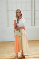 Sorbet Colorblock Skirt - Laundry Dae