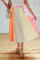 Sorbet Colorblock Skirt - Laundry Dae