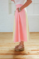 Sorbet Colorblock Skirt - Laundry Dae