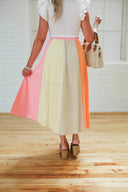 Sorbet Colorblock Skirt - Laundry Dae