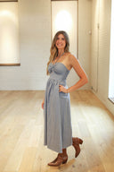 Twisted Halter Maxi Dress - Laundry Dae