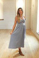 Twisted Halter Maxi Dress - Laundry Dae