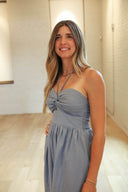 Twisted Halter Maxi Dress - Laundry Dae