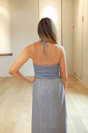 Twisted Halter Maxi Dress - Laundry Dae