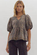 Leopard Vibes top - Laundry Dae