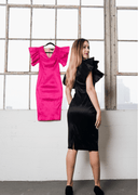 Flutter Sleeve Cocktail Dress - Laundry Dae