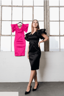 Flutter Sleeve Cocktail Dress - Laundry Dae