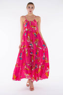 Taj by Sabrina Strappy Maxi w/ Tassel Ties - Laundry Dae