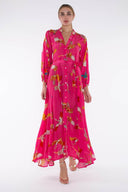 Taj by Sabrina Long-Sleeve Button Down Maxi Dress - Laundry Dae