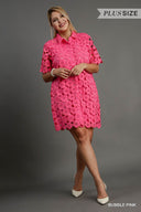 Pink Petals Collared Dress - Laundry Dae