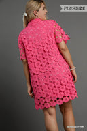 Pink Petals Collared Dress - Laundry Dae