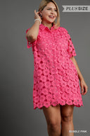 Pink Petals Collared Dress - Laundry Dae