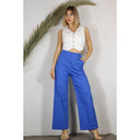 Cotton Twill Wide Leg Pants - Laundry Dae