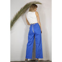 Cotton Twill Wide Leg Pants - Laundry Dae