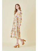 Harvest Garden Floral Midi Dress - Laundry Dae