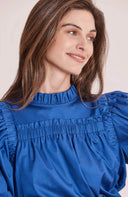 Ella Sapphire Blue Blouse - Laundry Dae