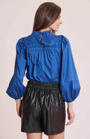 Ella Sapphire Blue Blouse - Laundry Dae