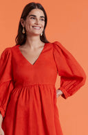 Eva Solid Linen Dress - Laundry Dae