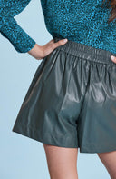 Faux Leather Shorts - Laundry Dae