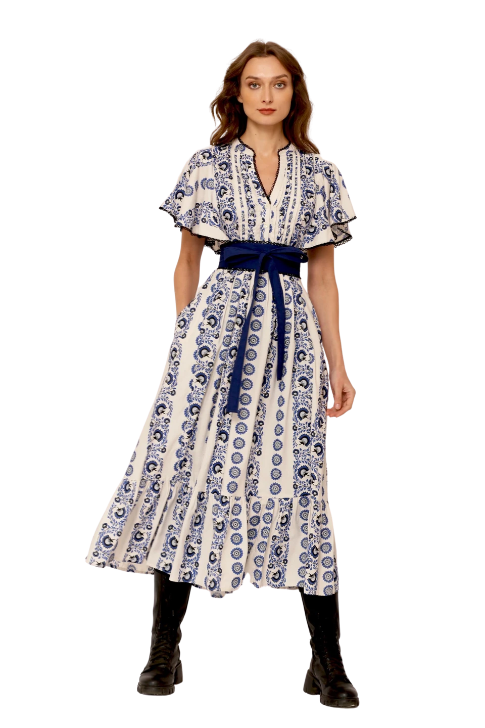 Leni Maxi Dress L / Sunrise Blue Leni Maxi Dress L / Sunrise Blue