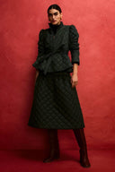 Quilted Peplum Jacket - Laundry Dae