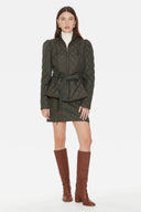 Quilted Peplum Jacket - Laundry Dae