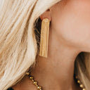 Dazzling Tassel Earrings in gold or silver.