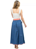 Navy Hearts Prairie Skirt - Laundry Dae