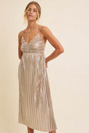 Starlight Pleats Midi Dress - Laundry Dae