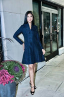 Scalloped Coat Dress - Laundry Dae