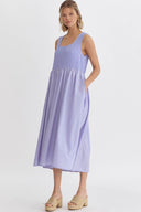 Scoop Neck Midi Dress - Laundry Dae