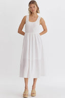 Scoop Neck Midi Dress - Laundry Dae