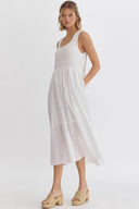 Scoop Neck Midi Dress - Laundry Dae
