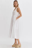 Scoop Neck Midi Dress - Laundry Dae